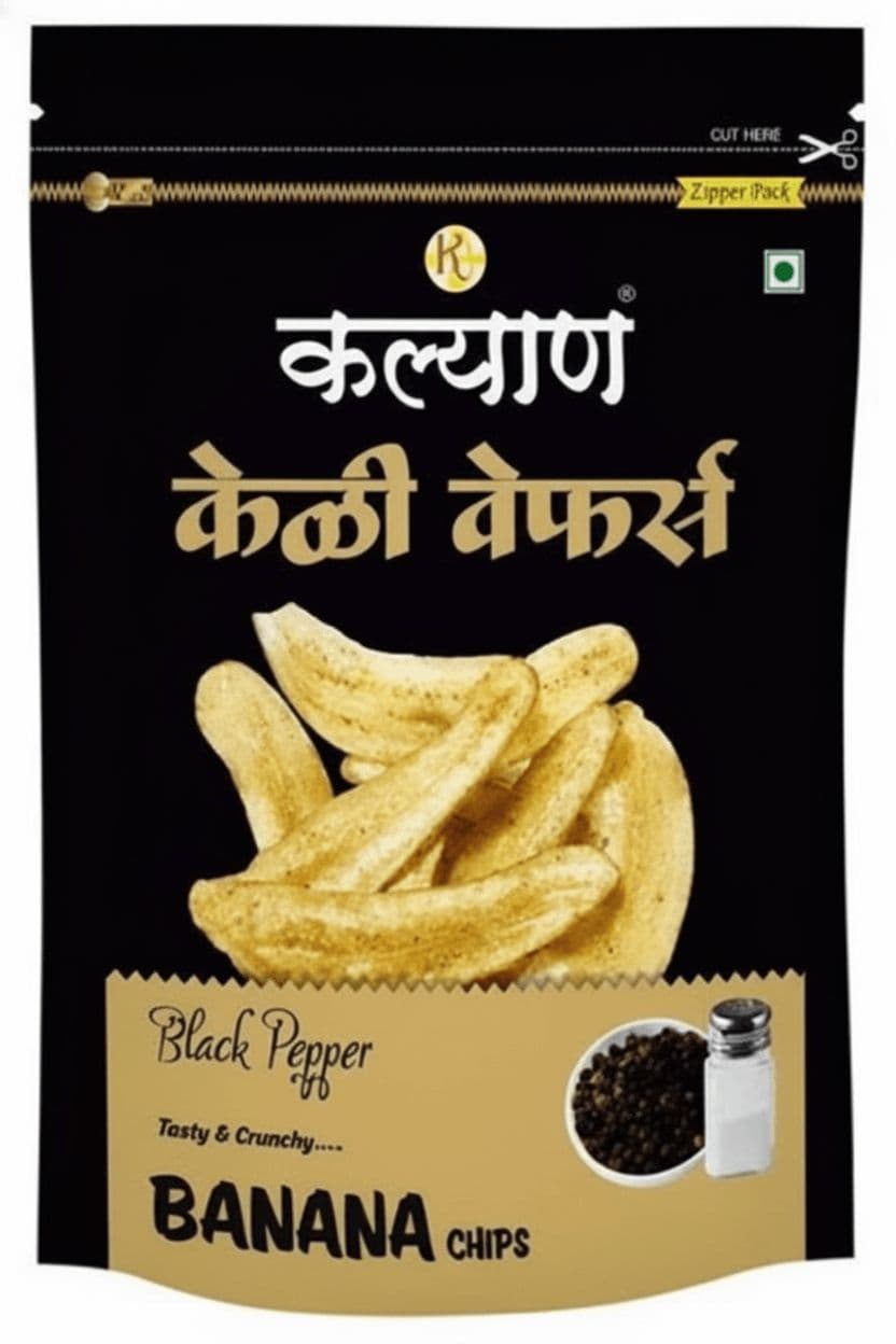 Kalyan Banana Chips Pepper